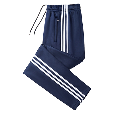 高中一条杠深蓝色小学校服裤子