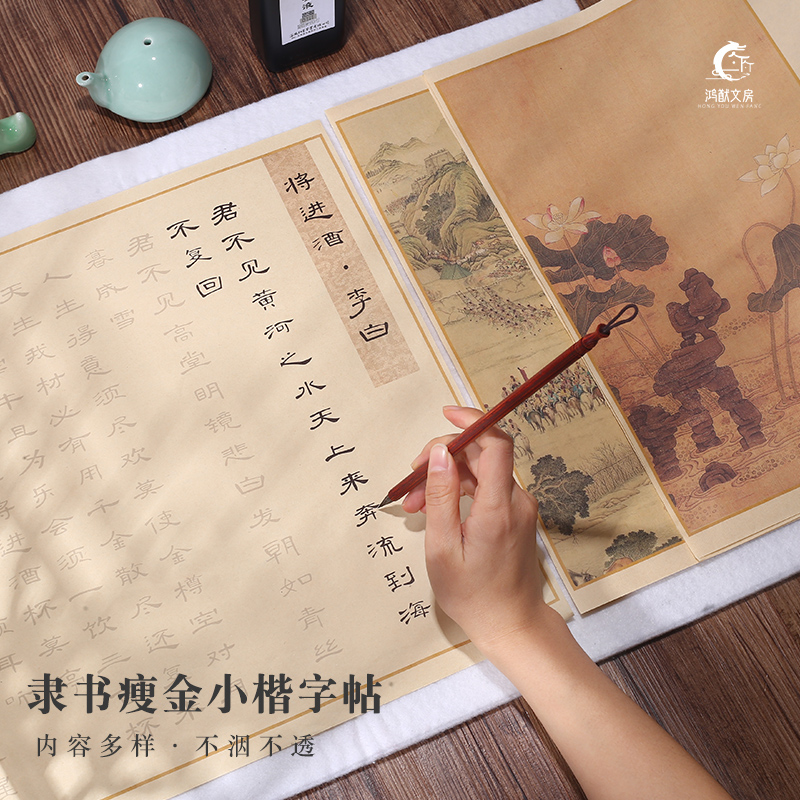 初学者书法入门小楷临摹毛笔字帖