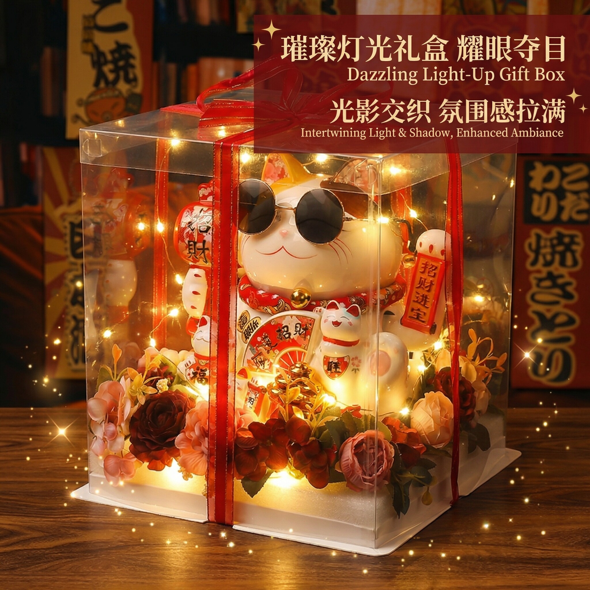新店开业招财猫送贺礼电动手摇收银台大号发财猫摆件乔迁新居礼物
