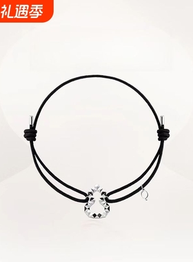 王楚钦同款葫芦小黑绳手链精致潮流手工编织男款帅气国风好友礼物