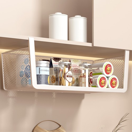 橱柜下挂篮宿舍收纳架悬挂分层