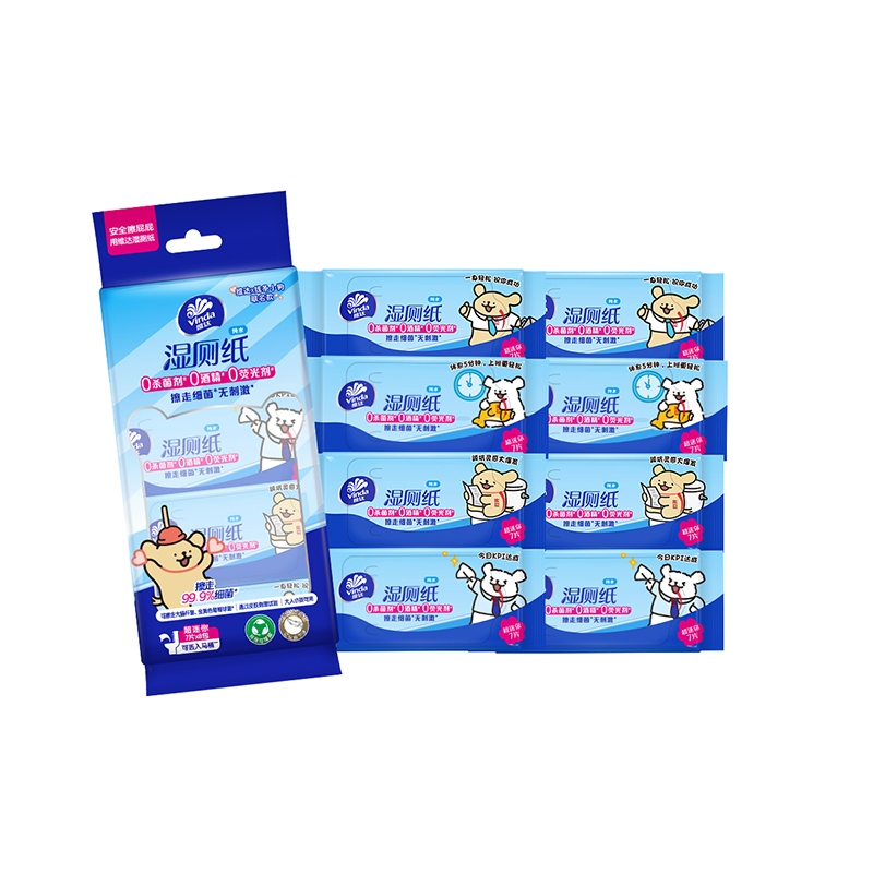 维达×线条小狗便携湿厕纸
