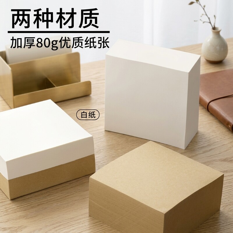 超厚草稿纸便签本简约可撕正方形图片