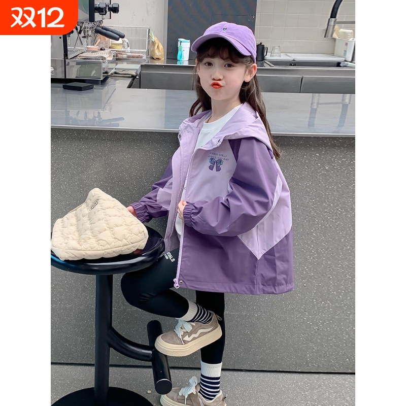 爱西娜春秋款连帽休闲外套