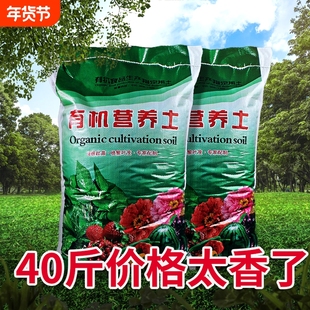 有机营养土种菜专用养花通用花卉绿植种植土壤家用多肉盆栽泥土壤