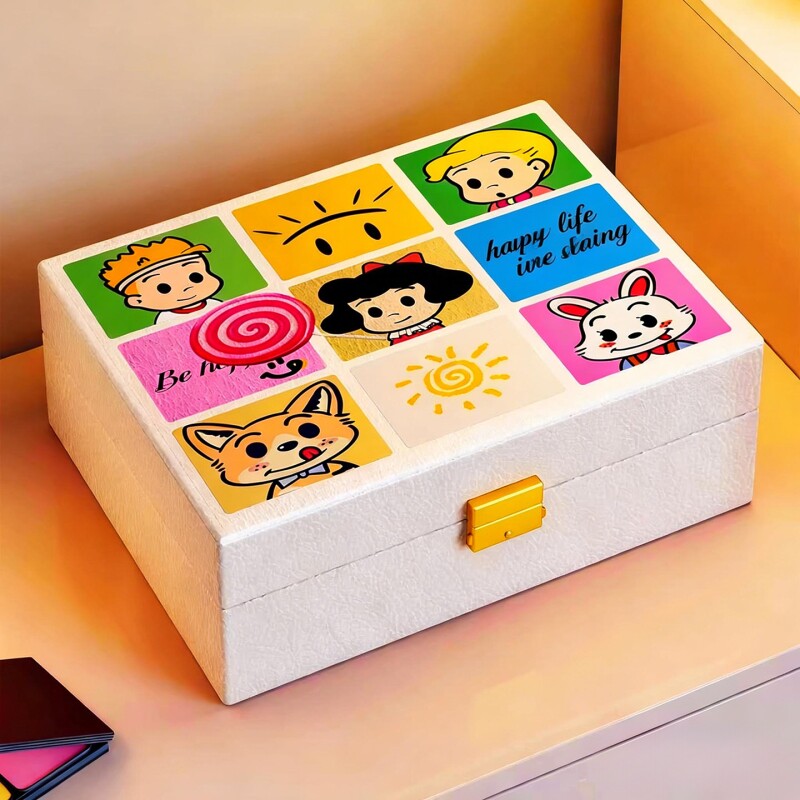 大容量首饰盒耳钉耳环专用珠宝收纳盒防氧化高档精致戒指手镯盒子