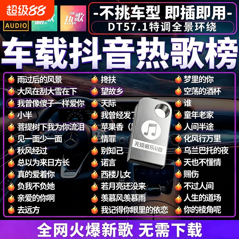 2026车载U盘高清全视屏MV带歌词图片