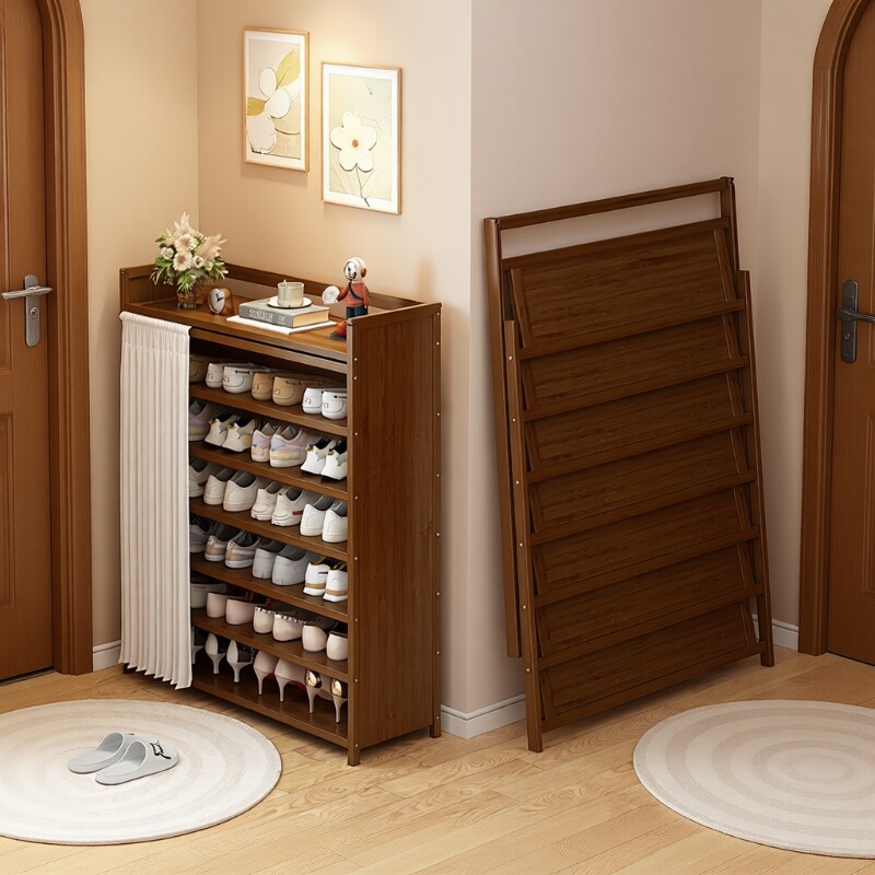 折叠鞋架子家用多层门口室内简易出租屋免安装收纳神器鞋柜鞋子