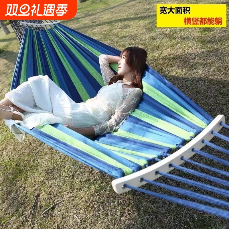 自挂秋千吊床宿舍夏季绑树上的悬挂式防侧翻吊椅户外秋干吊椅户外