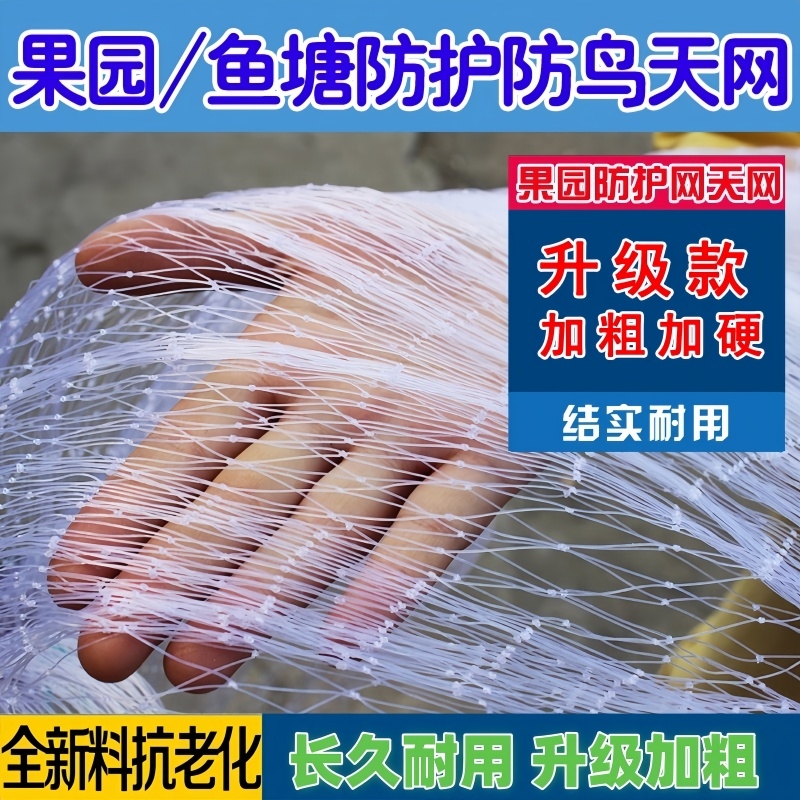 果树防鸟网葡萄樱桃用网丝网天网果园尼龙网防鸟罩树罩嘉宝果网罩