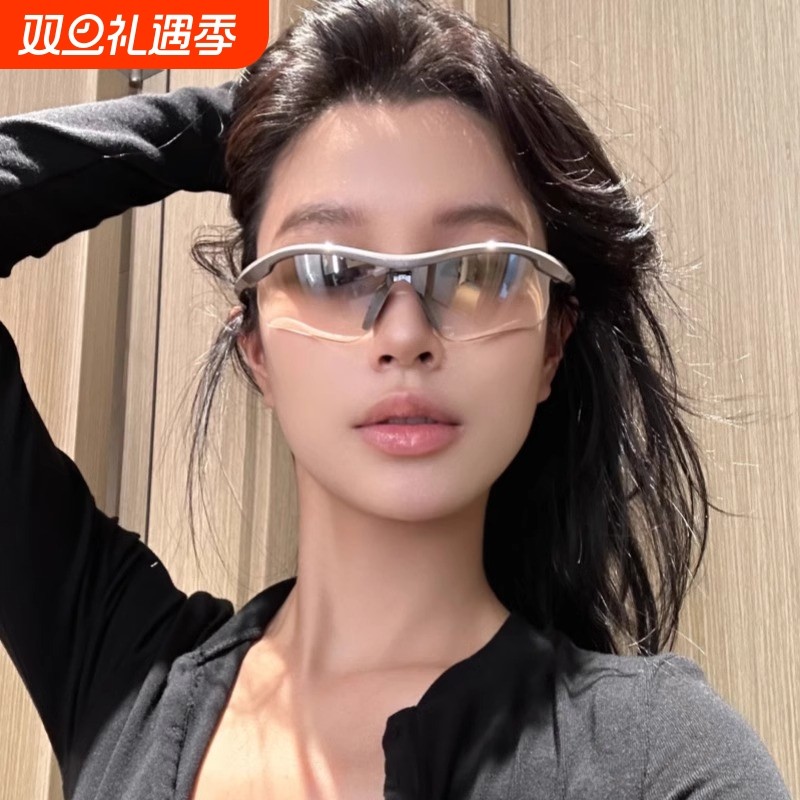 欧美户外运动骑行眼镜登山夜骑太阳镜日夜两用护目防风镜墨镜跑步