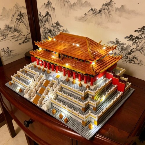 【新品】太和殿积木模型