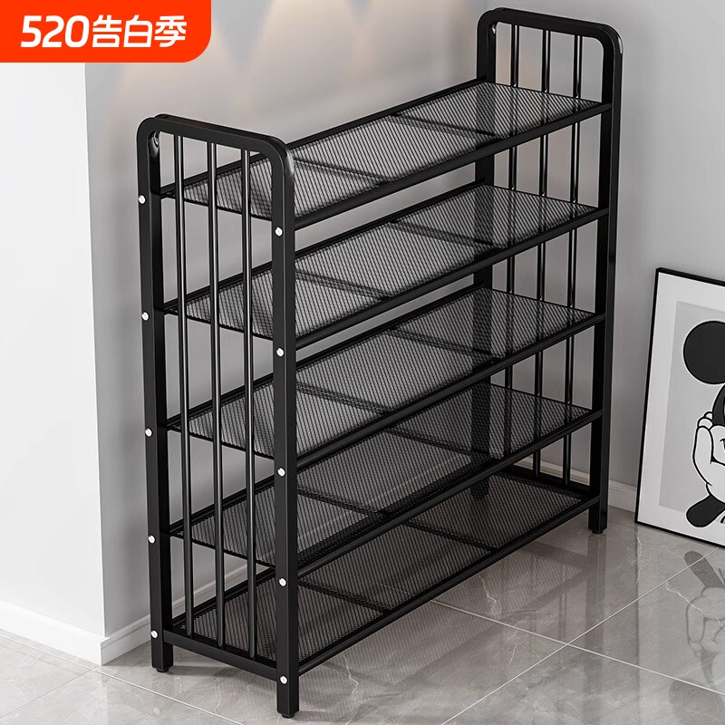 鞋架鞋架子家用门口多层入户室内简易鞋柜铁艺金属收纳神器省空间
