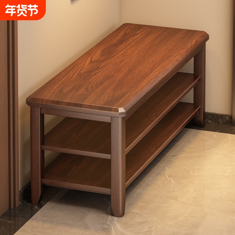 鞋柜家用门口一体免安装入户换鞋凳多层可坐式室内鞋架简易结实