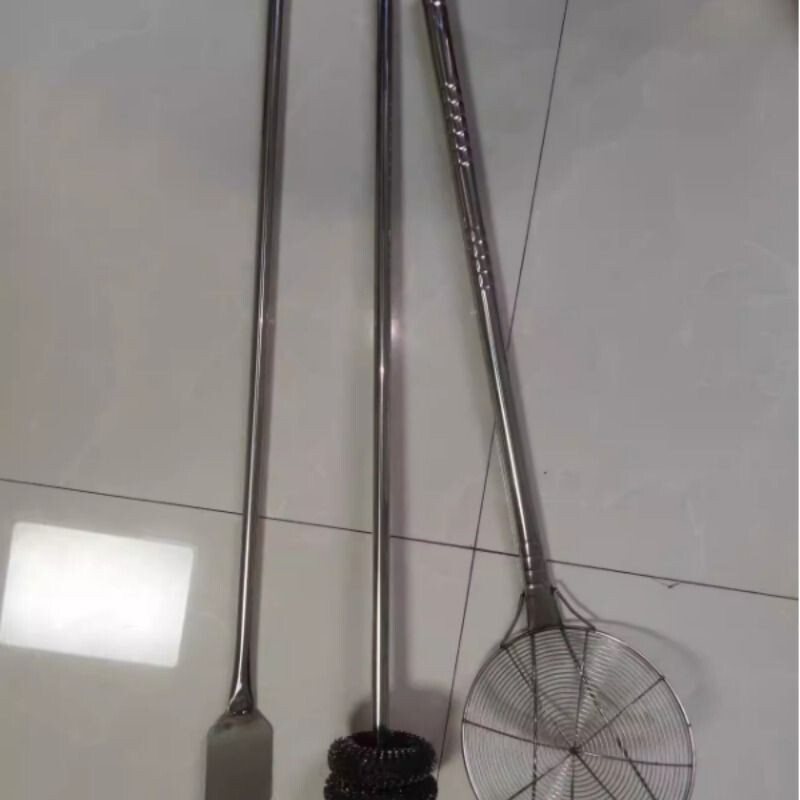 烤饼炉配件工具不锈钢铲子炉内清洁刷子小烤饼漏勺烧饼炉摆摊商用