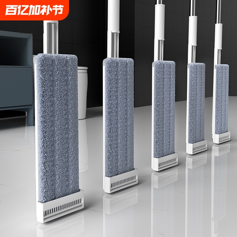 平板拖把一拖净家用2026新款免手洗平板拖把墩布懒人拖布网红拖地