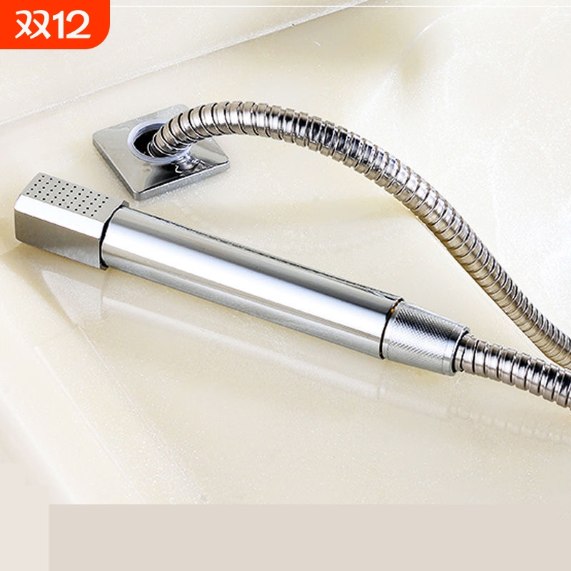 浴室柜铜喷头不锈钢花洒淋浴洗头软管手喷抽拉式洗脸盆莲蓬头全铜