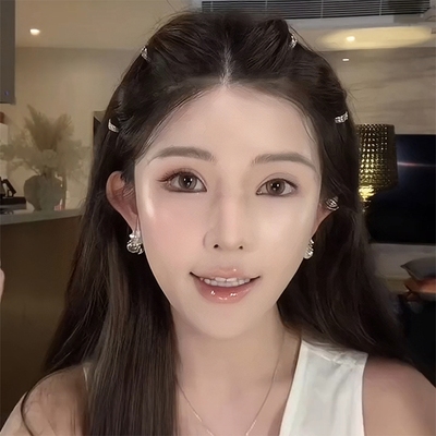 高颅顶圆形金属发扣刘海发夹女前额头发小夹子侧边夹碎发发卡头饰