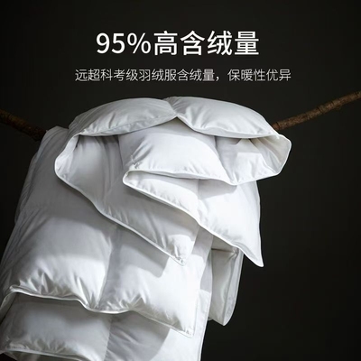 羽绒被加厚白鹅绒秋冬保暖助眠