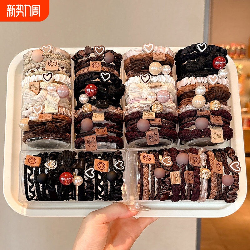 头绳女2026新款扎头发皮筋高级感气质发圈高弹力耐用皮套发绳头饰