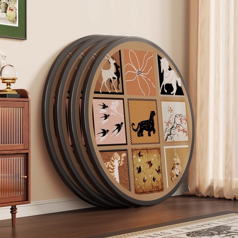 麻将桌盖板圆形桌面板麻雀台防烫板面家用麻将机餐桌茶几板圆桌面