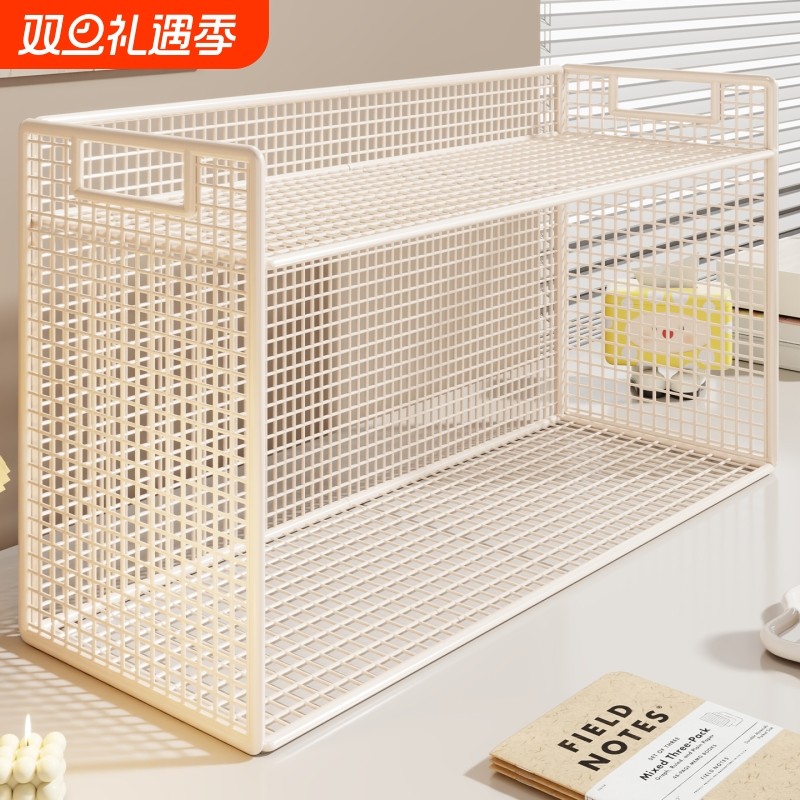 桌面书架置物架书桌书柜办公台面不占地方阅读架窗台贴墙立体书架