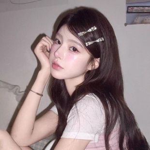 蝴蝶结发夹女精致侧边夹高级感发卡前额刘海夹发饰小夹子