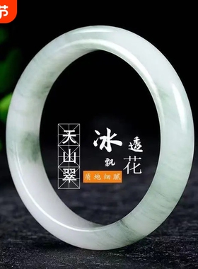 新疆天山翠手镯2026新款常规天山翠玉手镯雪翠玉镯送妈妈老婆礼物