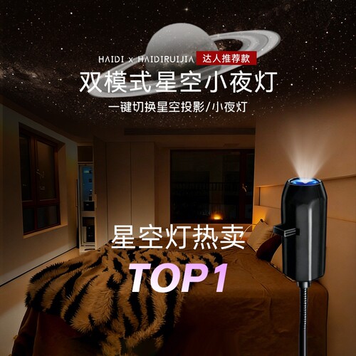 【8000人加购收藏】投影小夜灯