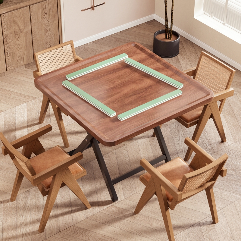 麻将桌家用折叠手搓掼蛋棋牌桌餐桌两用便携式户外宿舍简易小茶几