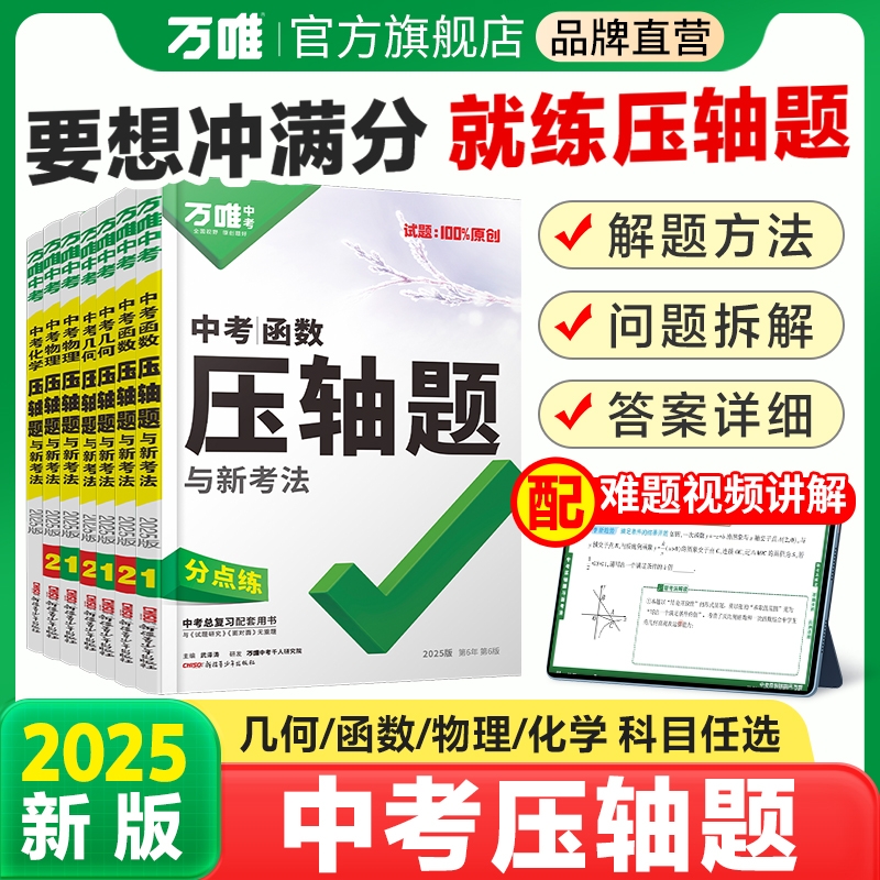 2025新版万唯中考压轴题