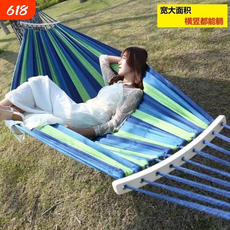 自挂秋千吊床宿舍夏季绑树上的悬挂式防侧翻吊椅户外秋干吊椅户外