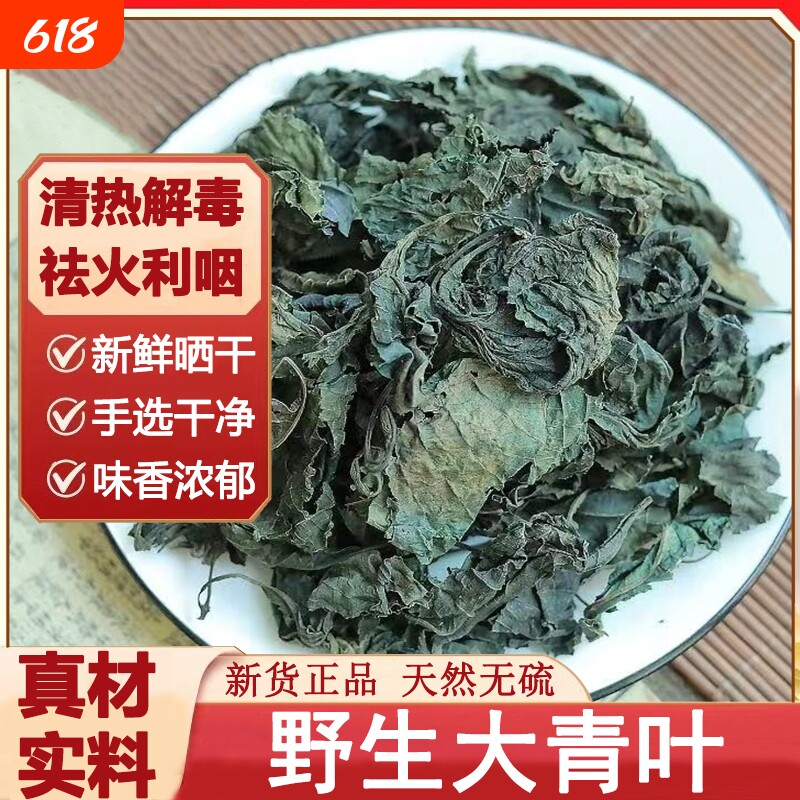 野生大青叶新鲜中药材无硫板蓝根叶蓼大青叶蓼蓝叶干货黄芩食用
