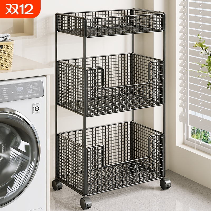 卫生间置物架移动浴室储物架子