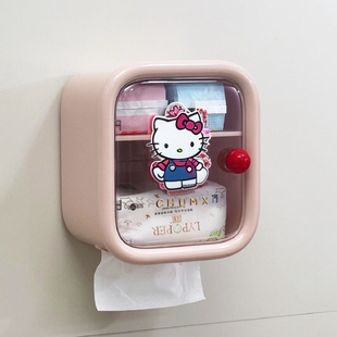 卫生间手纸盒抽纸卷纸架置物架厕所厕纸盒卫生巾收纳盒壁挂式纸巾