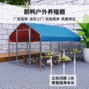 户外大型养殖笼鸡鸭鸡舍阳台农村养鸡笼子室外多功能性养殖棚家禽