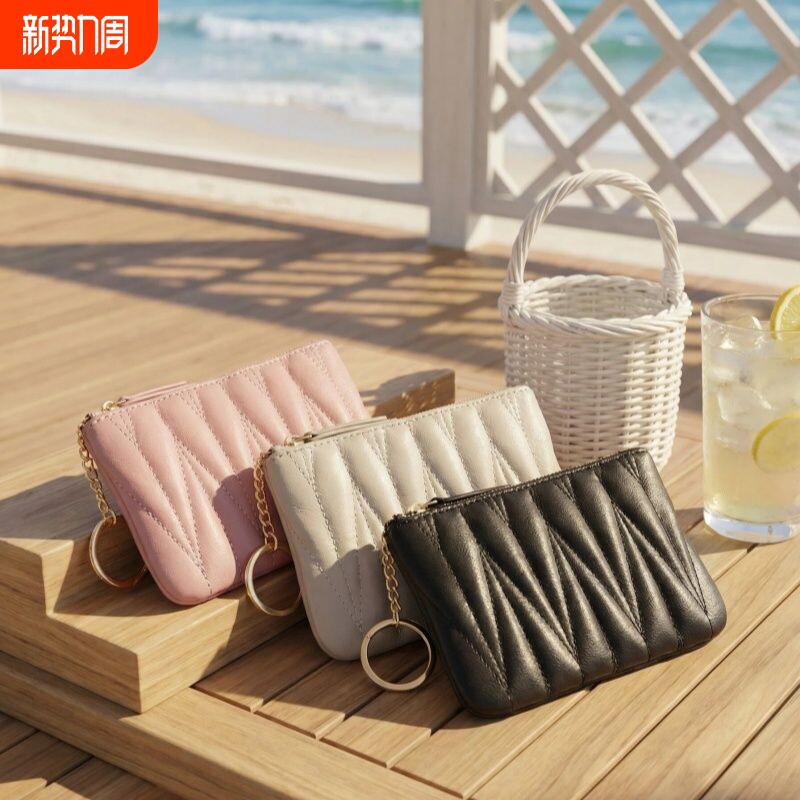 零钱包女士小巧迷你小钱包超薄款硬币包2026新款潮简约拉链手拿包