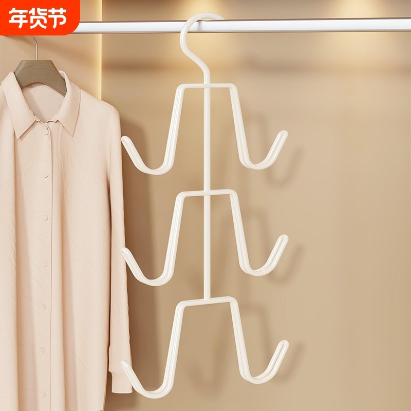 柜内包包挂架衣柜挂包整理架家用多功能丝巾内衣帽子挂钩收纳挂袋