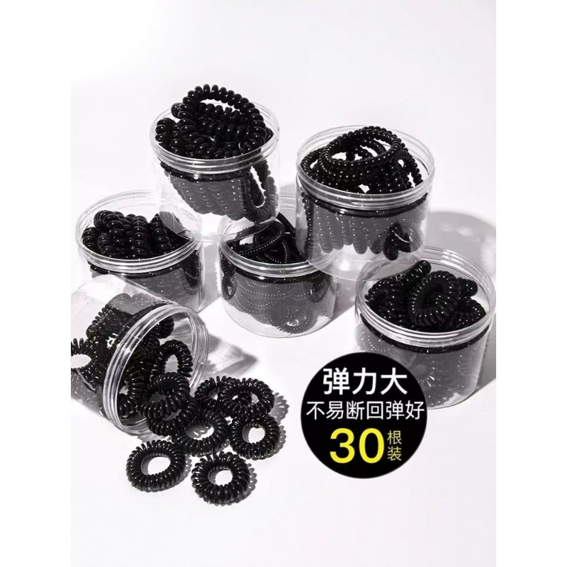 网红头绳电话线发圈无痕简约