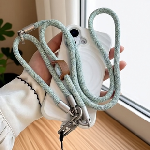 新升级山系手机挂绳斜挎挂脖手提高端户外百搭肩挂户外携带防丢绳多用加粗手腕绳斜挎可背加粗登山背带绳神器