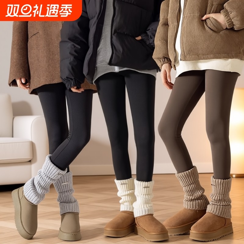袜套堆堆袜子女秋冬季加厚加绒保暖小腿袜冬季腿套配雪地靴长袜