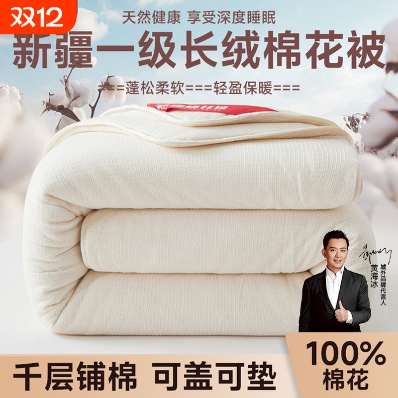 城外新疆一级长绒棉花被