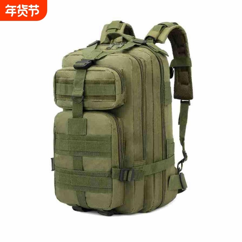 户外驴友大容量登山包旅行包双肩背包亚马逊跨境迷彩3P战术背包