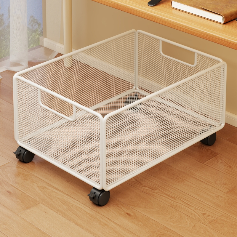 桌下书包置物架书架书本收纳筐