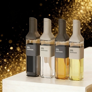厨房酱油醋调料瓶油壶玻璃不挂油罐家用组合套装香油瓶调味分装瓶