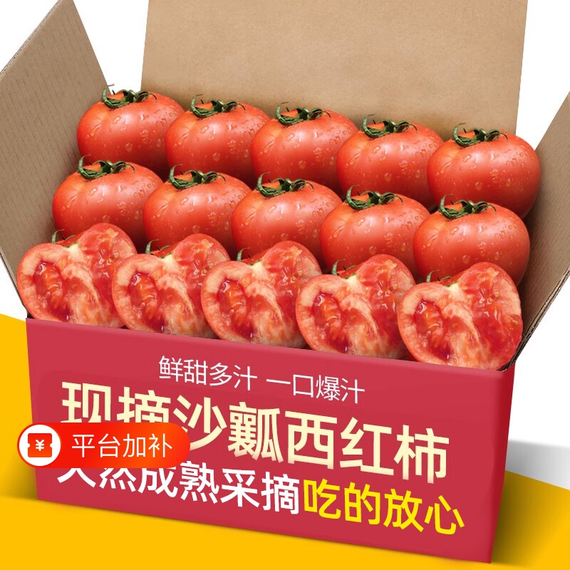 炒菜露天沙瓤西红柿新鲜沙壤普罗旺斯农家生吃水果番茄5时令正宗