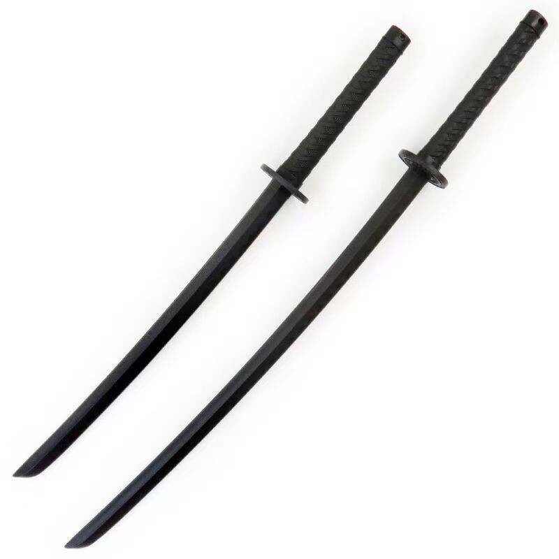 高强度对练居合道训练日本武士刃拨刀剑道素振道具一体冷塑钢胶刀