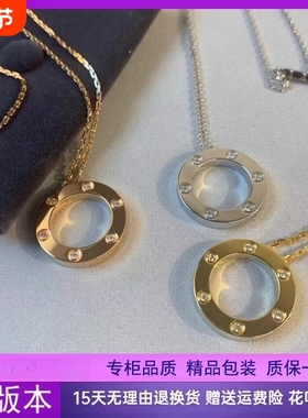 18K金大圆饼项链女|超1000次加购