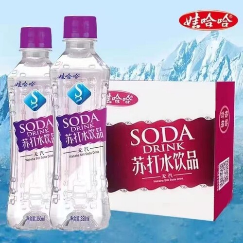 娃哈哈苏打水碱性清爽解腻350ml