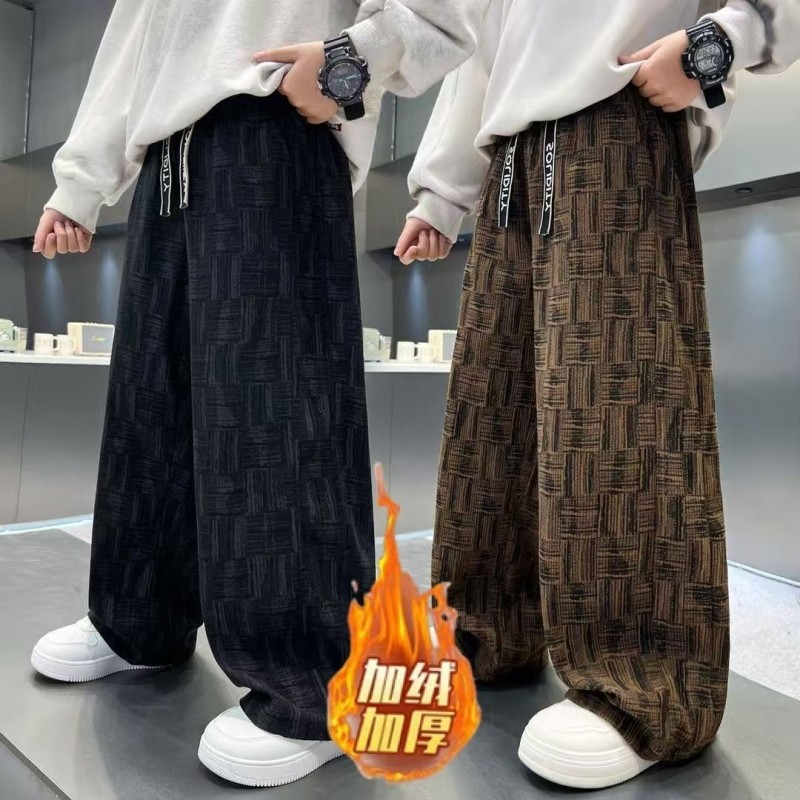 男童裤子秋冬加绒2026儿童直筒休闲裤冬季大童初中生长裤帅气潮酷,童装/婴儿装/亲子装,裤子,淘宝优惠券,粉丝福利购,淘宝优惠卷